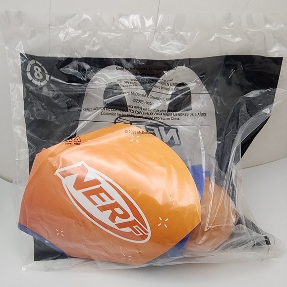 Nerf Launch & Catch Challenge McDonalds Happy Meal Toy - Picture 3 of 3